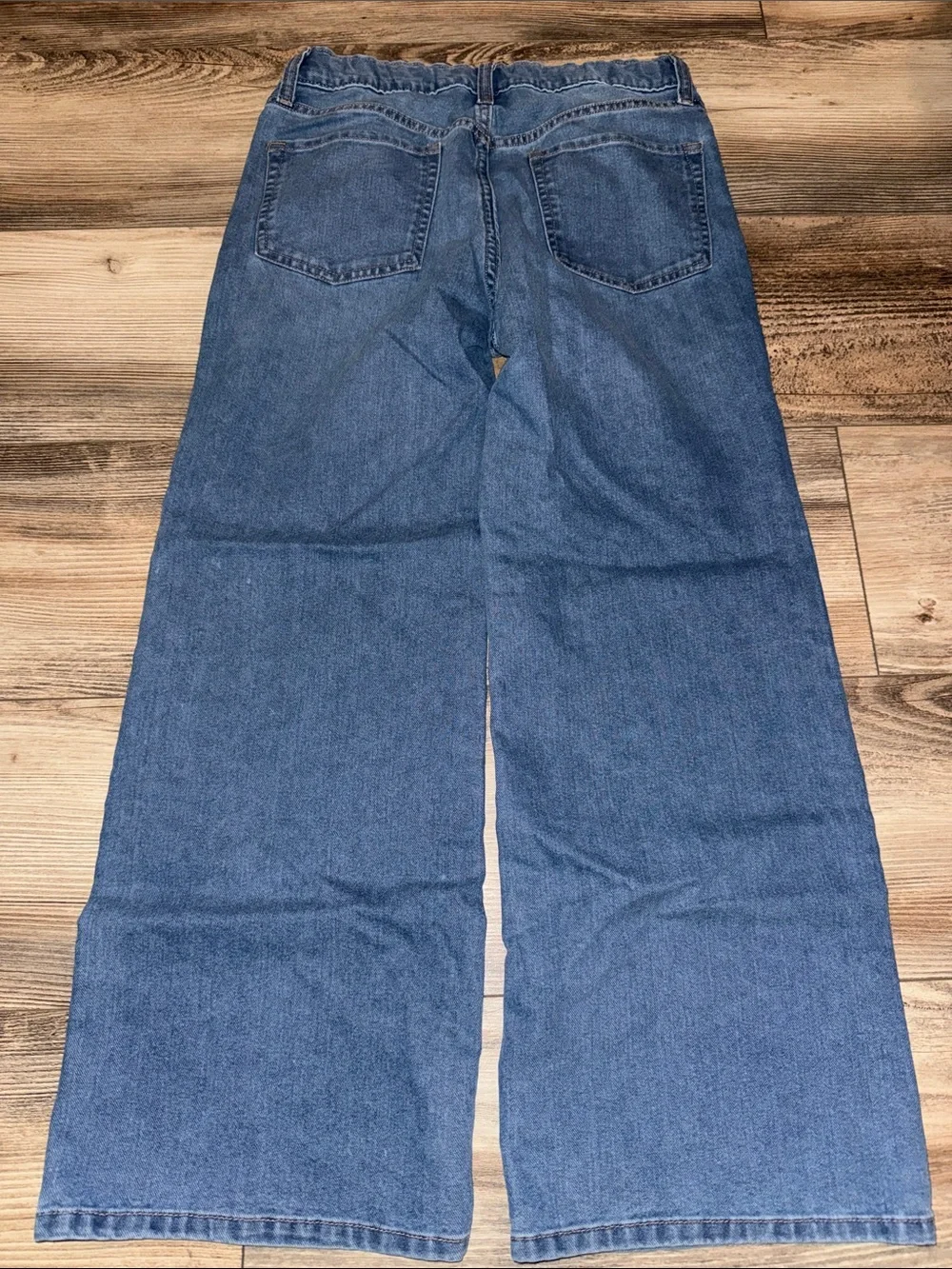 Girls Old Navy high tise baggy wide leg Jeans size 12